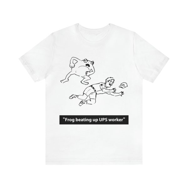 Frog beating up UPS worker t shirt