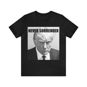 Trump Mug Shot Never Surrender Shirt