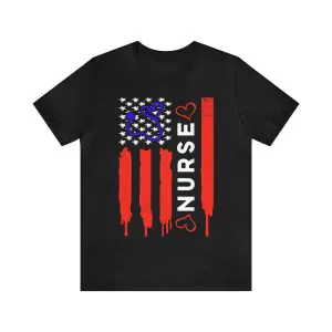 Patriotic Nurse 4th Of July American Flag Shirt