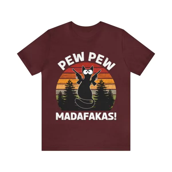 Pew Pew Madafakas Cat Shirt