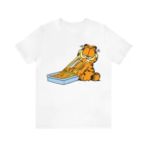 Garfield eating lasagna tshirt