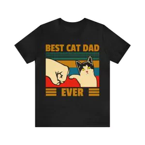 Best Cat Dad Ever Fist Bump T-Shirt