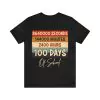 100 Days Of School Second Minute Hours T-Shirt