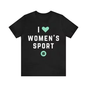 I love women's sport t-shirt