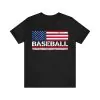 Baseball American Flag 4th of July Shirt