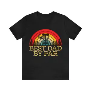 Best Dad by Par Disc Golf T-shirt