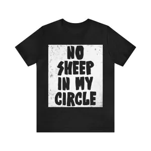 No sheep in my circle shirt