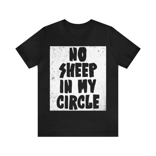 No sheep in my circle shirt