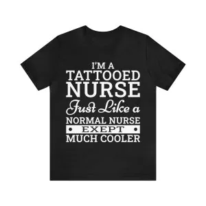 tattooed nurse t-shirt