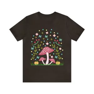 Cottagecore Aesthetic Mushroom t-shirt