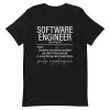 Software Engineer Definition Shirt Coder Definition T-Shirt